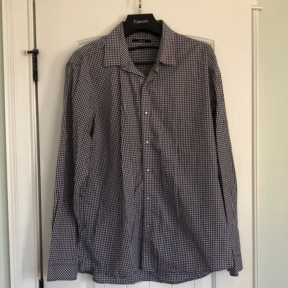 7 Diamonds Men’s Shirt 100% Cotton in Gently used condition Size XXL